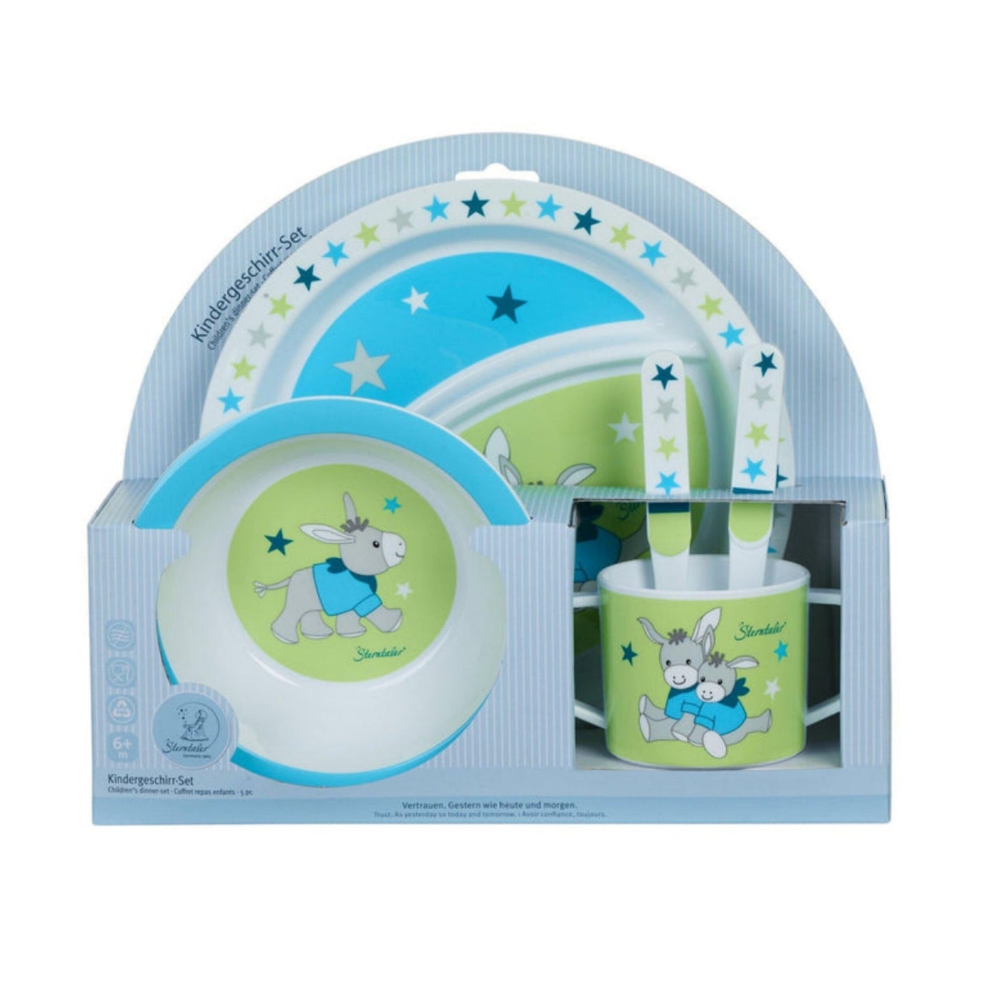 Children's tableware set, donkey design