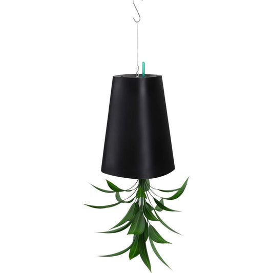 Ulikey Hanging Flower Pot, Sky Planter Upside-Down Plant Pot Hanging Plant Pot, Plant Standing Upside Down, Size Plant Upside Down Creative Home Garden Office Hanging Pot Indoor Outdoor Decoration