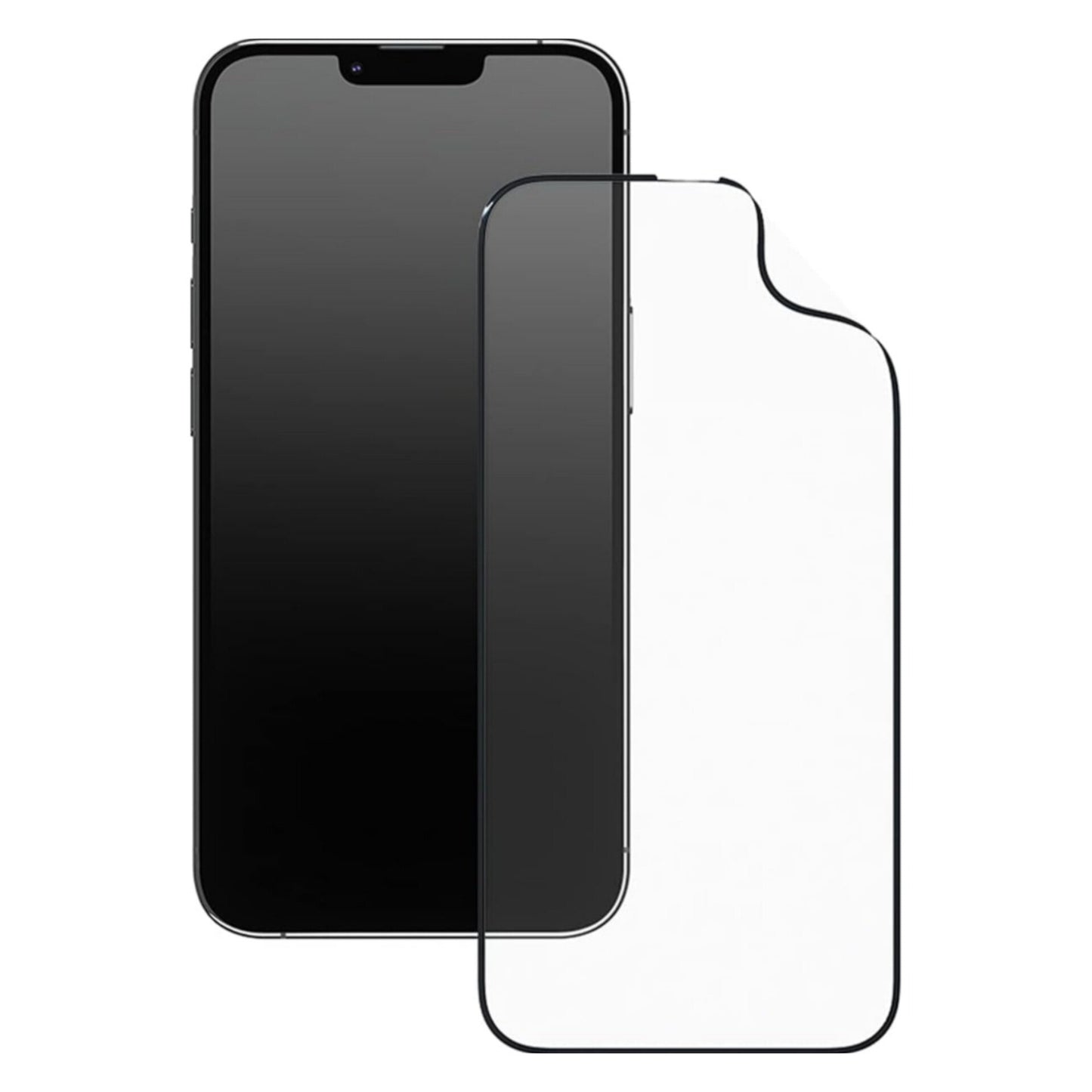 RhinoShield 3D Impact Screen Protector Compatible with [iPhone 13/13 Pro] | 3X Plus Impact Protection 3D Curved Edges for Full Coverage - Scratch Resistant - Black