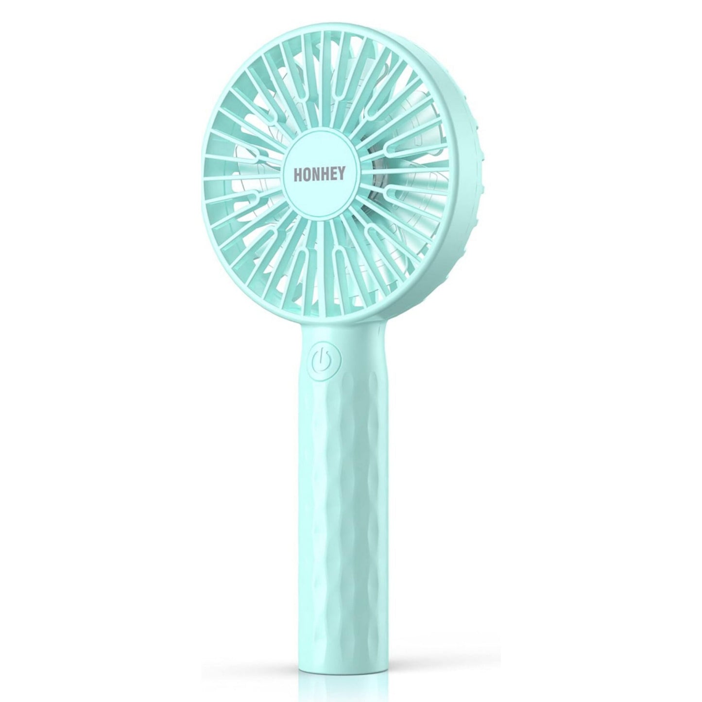 Handheld Fan By HonHey Super Mini Personal Fan with Rechargeable Battery Operated 3 Adjustable Speeds Portable Handheld Fan Indoor Office (Light Green)