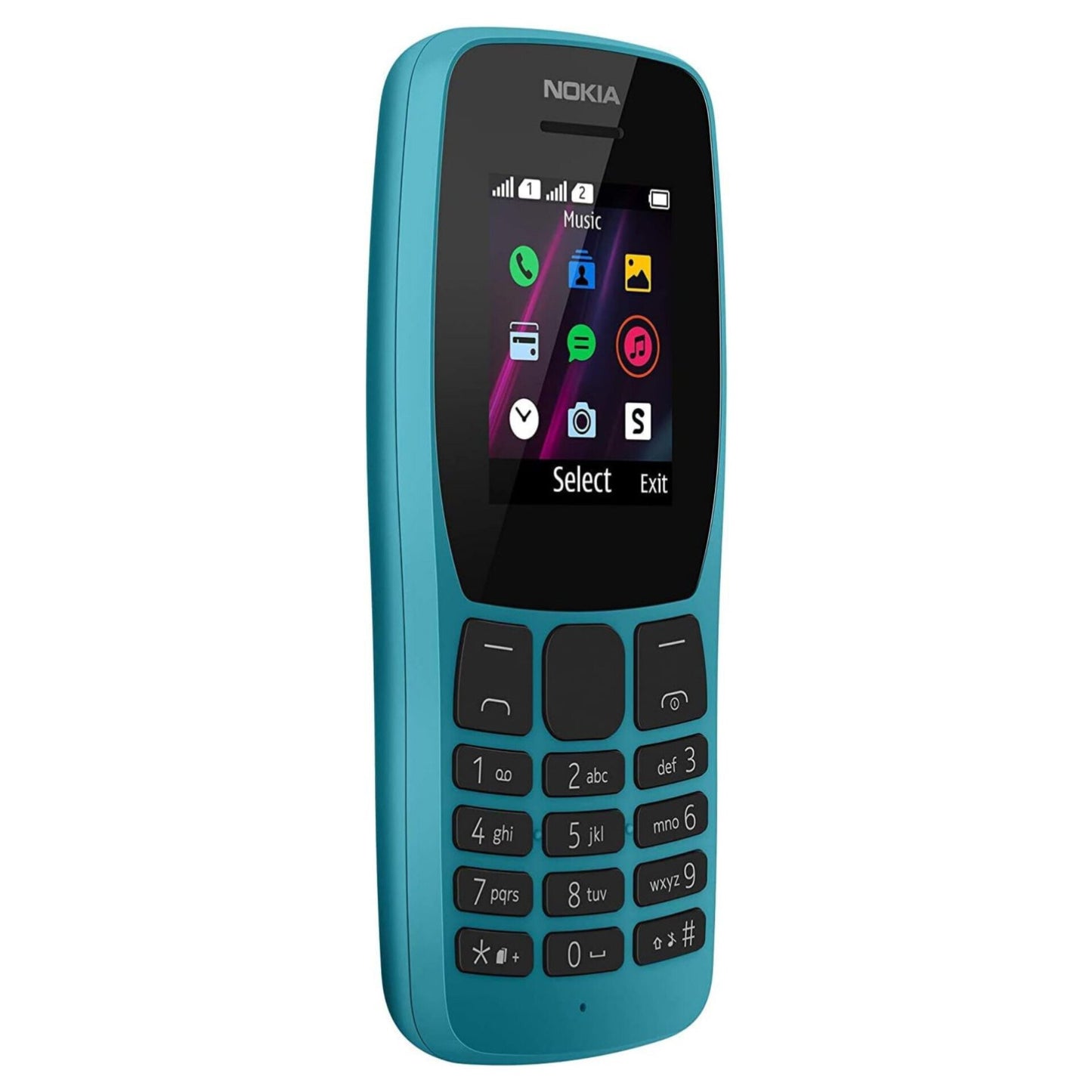 Nokia 110 up to 14 hrs/ 18.5 talk/standbt time non-PTA Dual SIM Blue