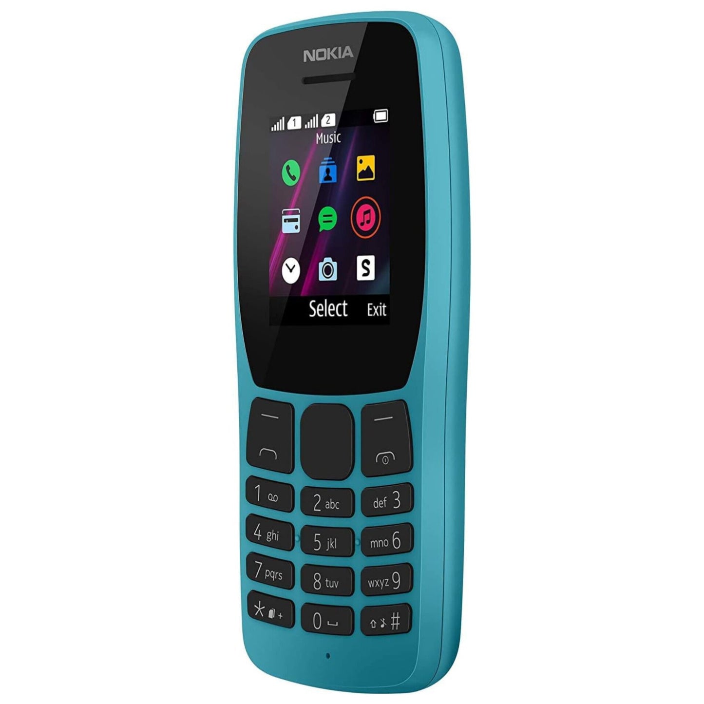 Nokia 110 up to 14 hrs/ 18.5 talk/standbt time non-PTA Dual SIM Blue