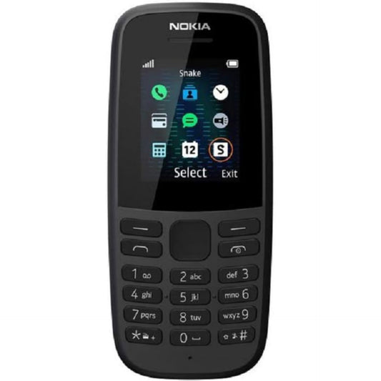 Nokia 105 (4th Edition) all carriers 1.77 Inch display non-PTA Dual SIM Black