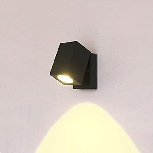 Wall Light Indoor Outdoor Indoor Wall Light, 5W GU10 IP65 Waterproof LED Dimmable Aluminum Modern Wall Lamp, for Indoor Outdoor Public Facilities Night Light