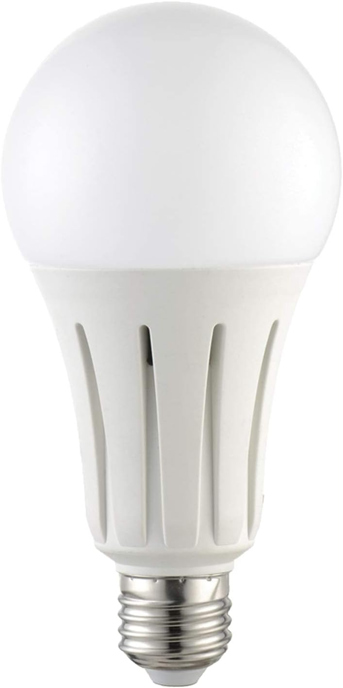 LED Light Bulb by GreenAndCo 2x CRI 90+ Replaces 140 Watt E27 Bulb Matte, 24 W, 2270 Lumens, 3000 K, Warm White