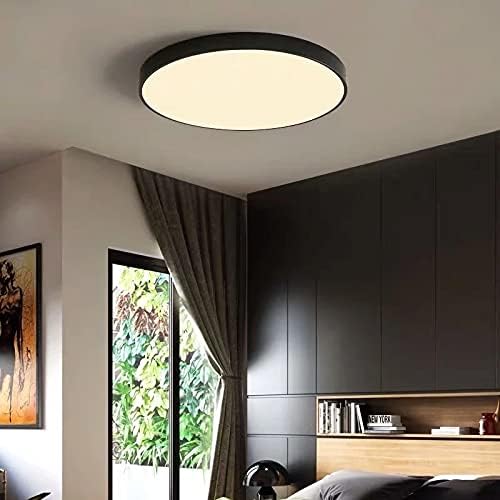 LED Ceiling Light Dimmable 30 cm 18 W Ceiling Light Brightness Adjustable 3000 - 6000 K with Remote Control [Energy Class A+]