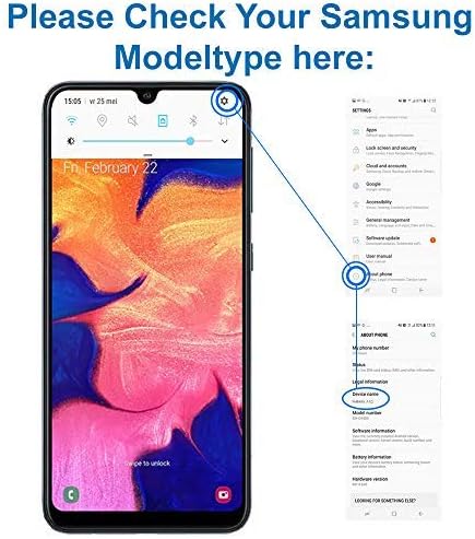 Charging Socket Compatible with Samsung Galaxy A10s 2019 - Dock Connector Micro USB - Audio Jack/Microphone/Antenna Replacement - Includes Screwdriver