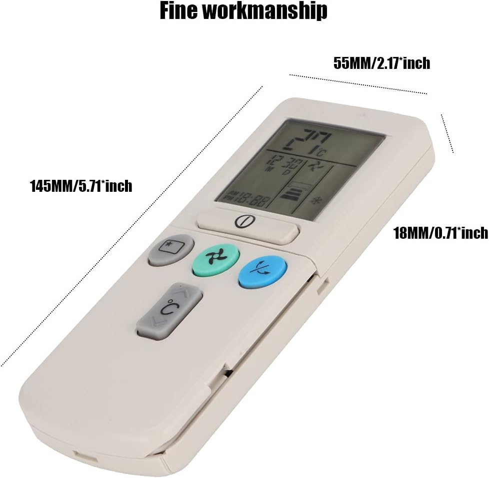 Cooling Air Conditioner Remote Control,Universal Air Conditioner Remote Control Replacement for Hitachi RAR-2A1 RAR-52P1 RAR-2SP1 RAR-3U4 RAR-2P2