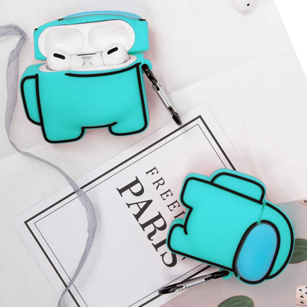 Case for AirPod, Among Us Earphone Case,Fashion Fun Cool Stylish Unique Soft Cartoon Wireless Earphone Protective Cover, Suitable As a Souvenir Gift for Couples