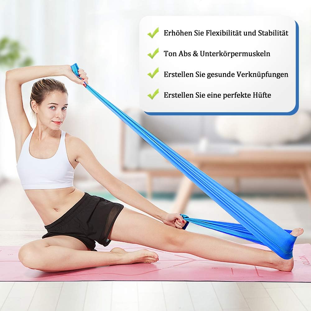 Resistance Bands Set, [Set of 3] Skin-Friendly Exercise Bands with 3 Resistance Levels, Workout Resistance Bands Set for Women Men, Ideal for Strength Training, Yoga