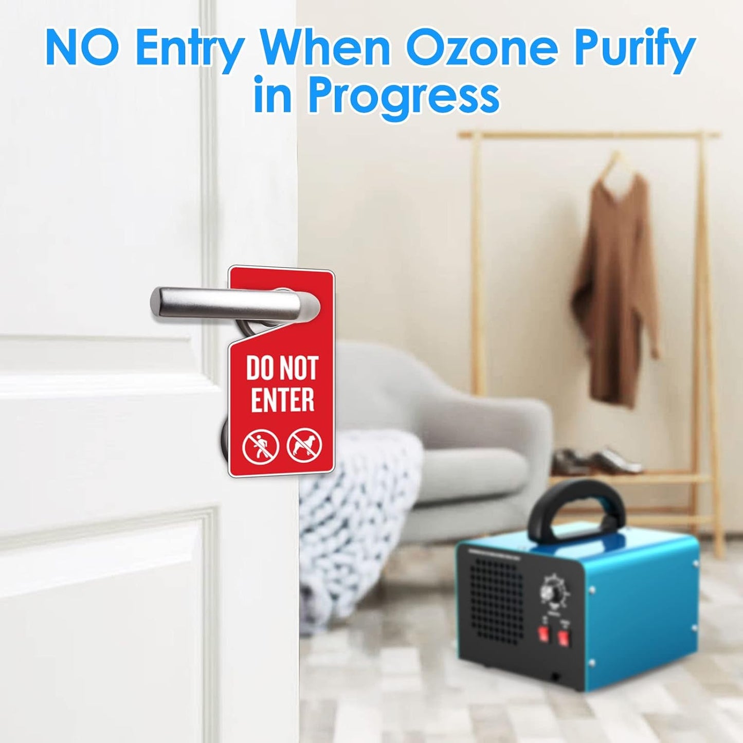 Air Purifier, Ozone generator 28000mg/hour ozone device with 2 modes, ozonizer industrial O3 ozone air purifier with 120 min timer up to 300