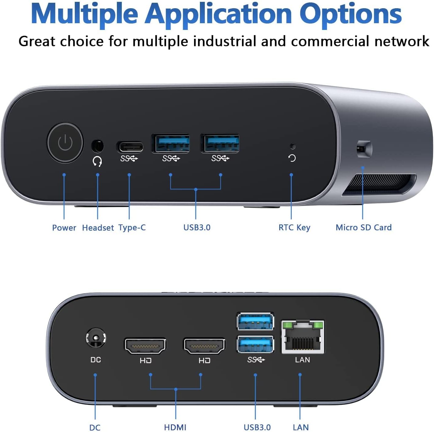 Mini PC Windows 11 Pro, Mini PC Desktop Newest 4 Cores 8th Gen With Intel i5-8279U (Up to 4.1GHz), 8GB RAM, 256GB M.2 SSD, Mini Computer Gigabit Ethernet, 4K HD, Dual HDMI, 2.4G / 5G Dual WiFi, BT 5