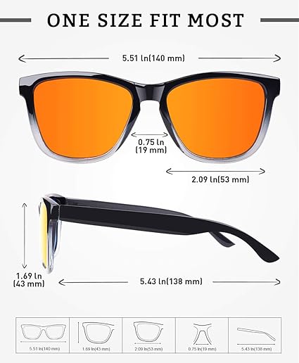 Sunglasses, GQUEEN Polarized Sunglasses for Men Retro Women Classic Retro Rectangular Sunglasses