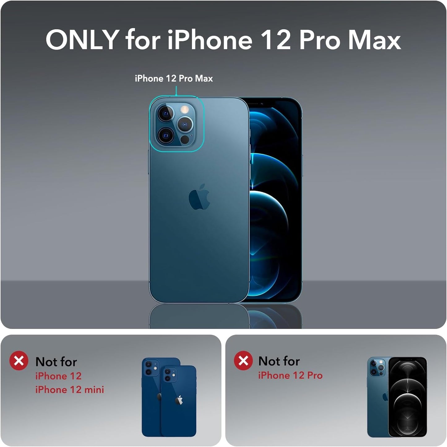 Tempered-Glass Screen Protector for iPhone 12 Pro Max [3-Pack] [Easy Installation Frame] [Case-Friendly] Premium Tempered Glass Screen Protector for iPhone 12 Pro Max 2020, 6.7-Inch