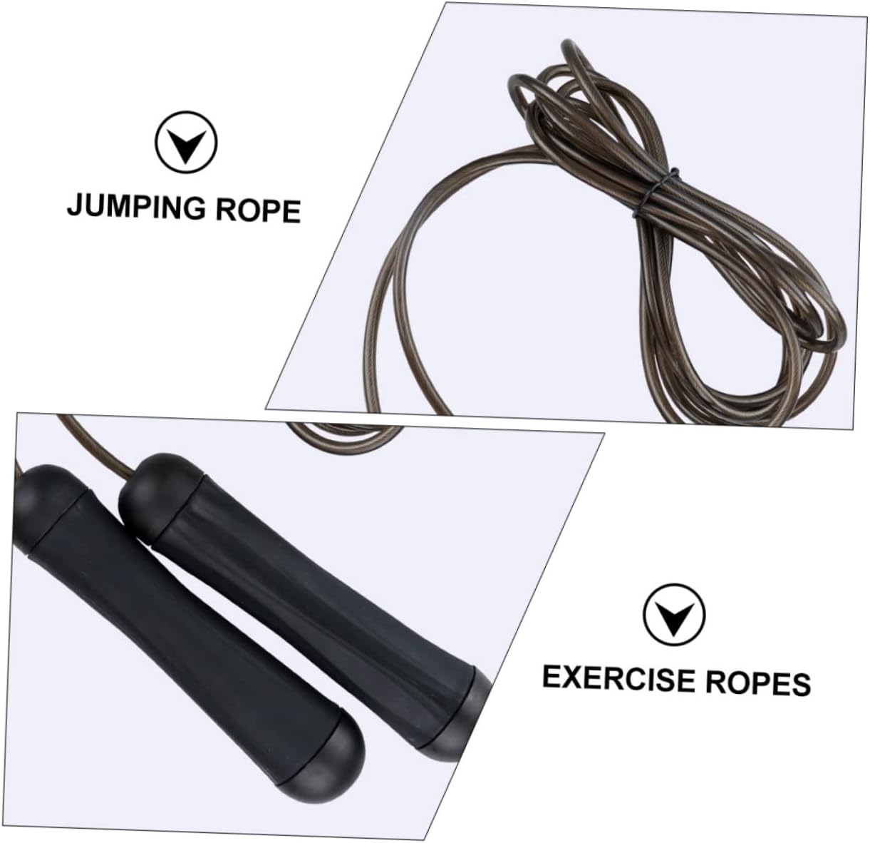 Wire Fitness Skipping Rope Exercise Jump Ropes Weighted Jump Rope Steel Skipping Rope, Jumping Rope for Workout