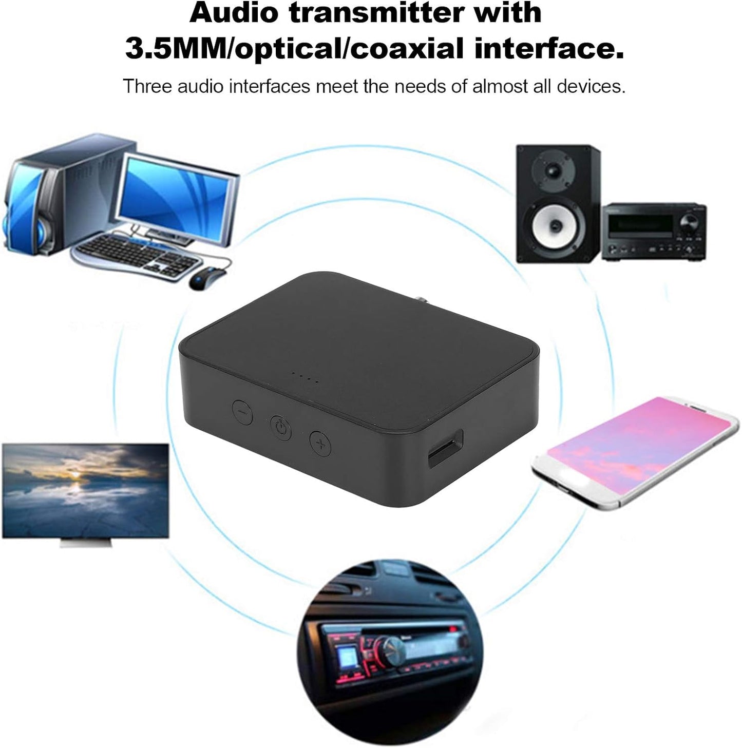 Yet-T6 Transmitter Equipment Support SBC/FLAC/APE / MP3 / WAV/WMA