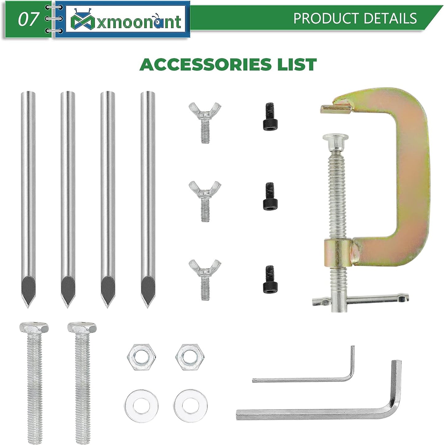 Stripping Tool by Mxmoonant 0-30mm for Copper Recycle, Wire Pulling Strpper, with G Type Fixing Clasp & 4 Blades in Total, Drill Connectable (4 Wheels)