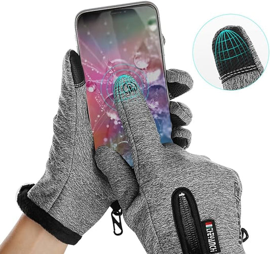 Miciler Unisex Winter Gloves, Touchscreen Gloves, Warm Gloves, Waterproof, Outdoors, Sports for Riding/Running/Skiing/Hiking/Cycling Gloves