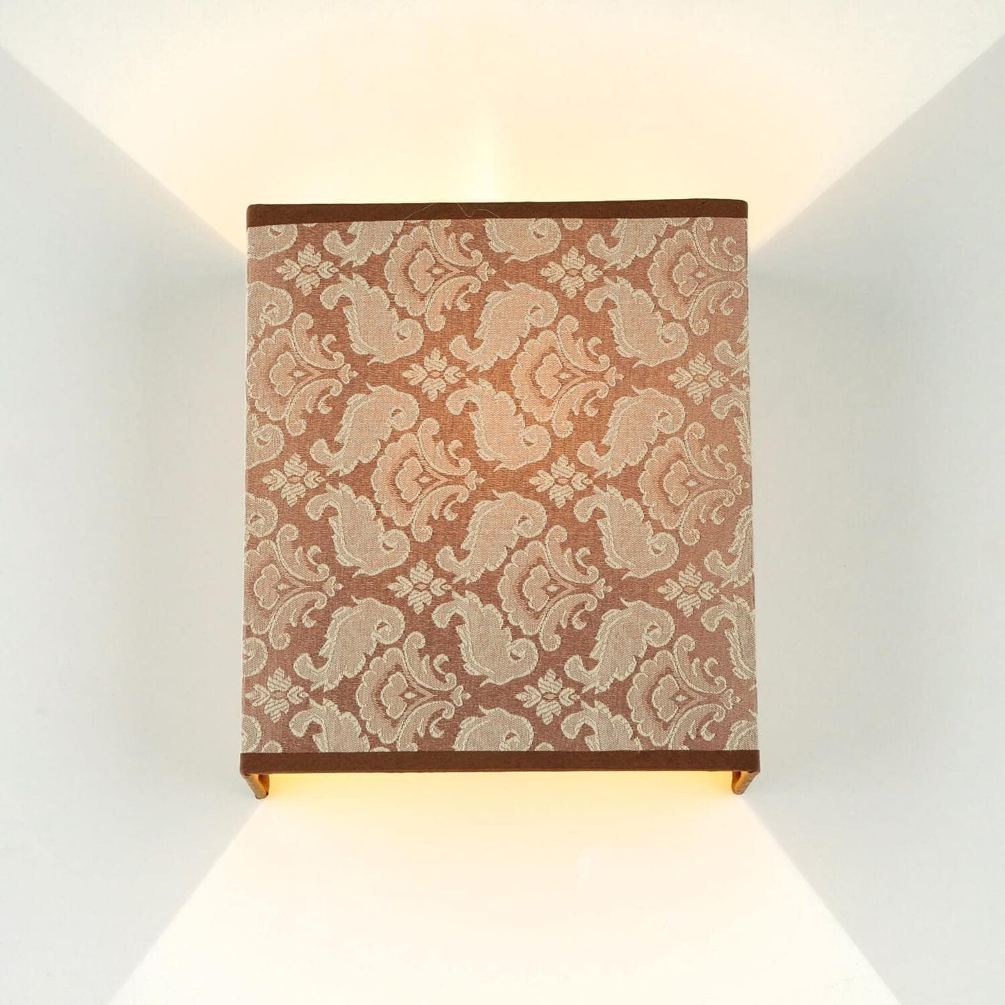 Stylish Loft Design Beige Fabric Shade Wall Light Bedroom Hallway