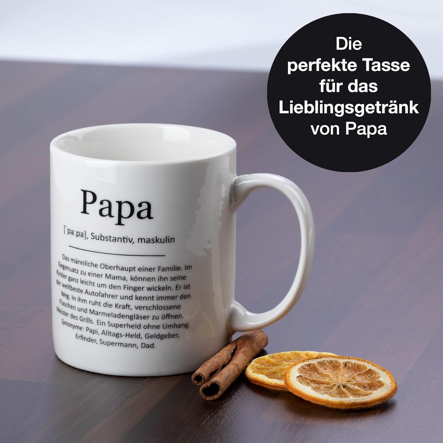 Papa Mug with Saying - Gift Father's Day Mug Dad in Loving Gift Box - Father's Day Gift Mug - Gifts for Men