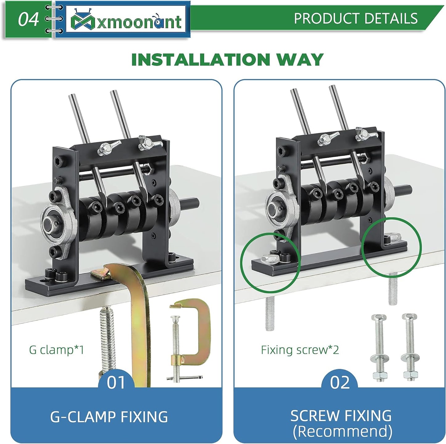 Stripping Tool by Mxmoonant 0-30mm for Copper Recycle, Wire Pulling Strpper, with G Type Fixing Clasp & 4 Blades in Total, Drill Connectable (4 Wheels)