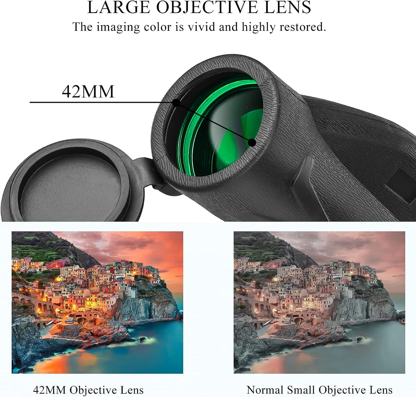 Monocular Telescope by FORMIZON, 12 x 42 HD Mobile Phone Telescope, HD Monocular Telescope, Waterproof, Portable