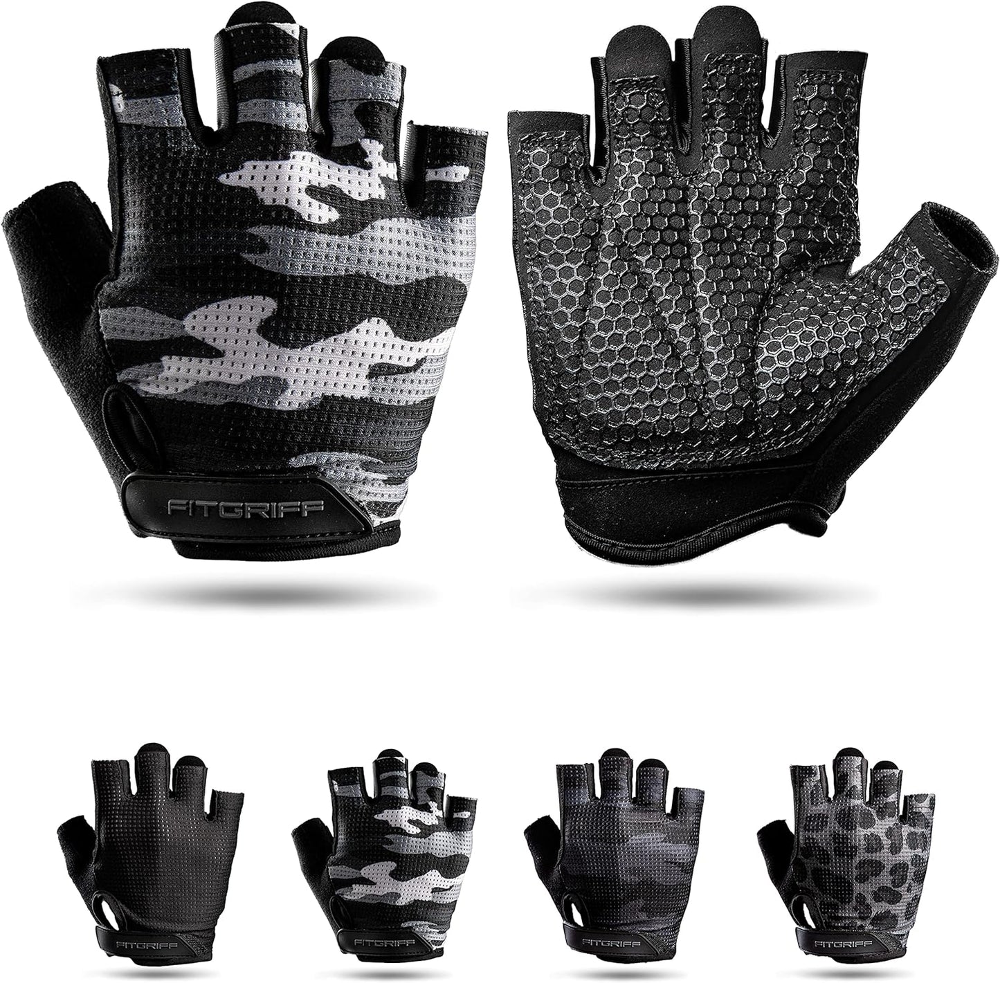 Weightlifting Gloves for Men and Women - Gym Gloves for Weight Lifting, Bodybuilding & Crossfit Training - Exercise Workout Gloves