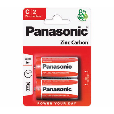 CARBON BATTERY C2 PANASONIC ZINC