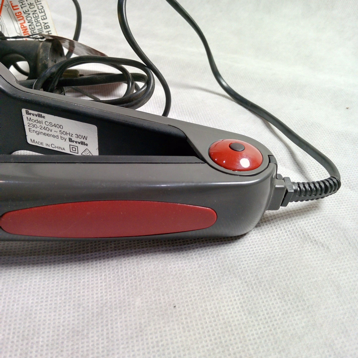 BREVILLE CAPELLI STEAM STRAIGHTENER