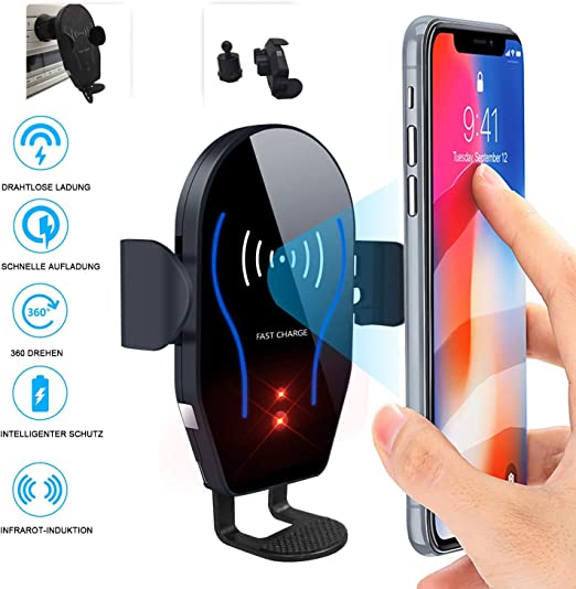 Mobile Phone Holder by OYEFLY, Compatible with Smart Model 453 Forfour Fortwo Universal Smartphone Holder for Optimal Viewing Car Mobile Phone Holder Comes with Wireless Charging Function