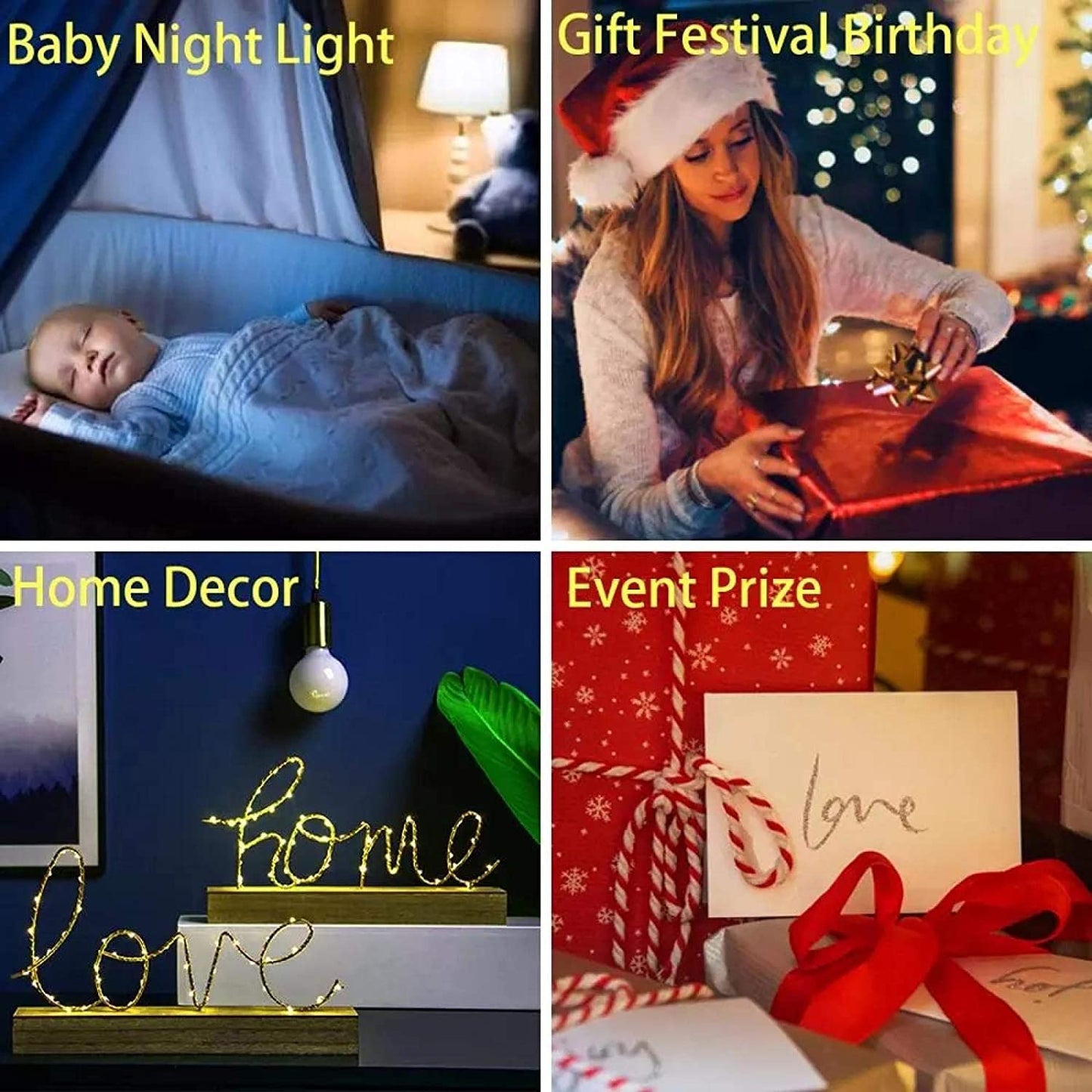 3D Lamp, Christmas Gift, Night Light Beside Table Lamp 16 Colors Auto Changing Touch Switch Desk Decoration Lamps Birthday Gift with Remote Control