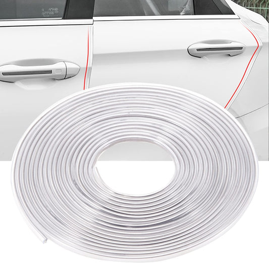 Car Door Edge Protection, Transparent with U-shaped accessories, suitable for most cars(5M)