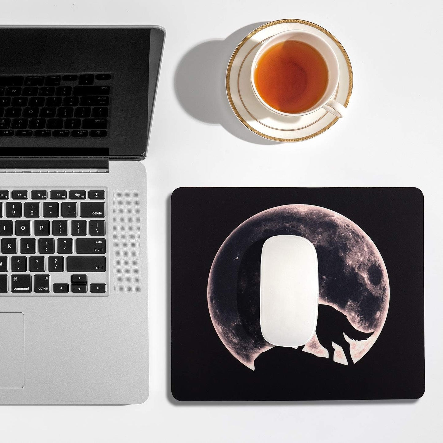 Office Mouse Pad by AOKSUNOVA With Motif, Small Cute Design