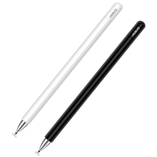 Stylus Disc Touch Pen, 2-in-1 Stylus Pen Universal Touch Pen 100% Compatible with All Tablets Touch Screen, White + Black