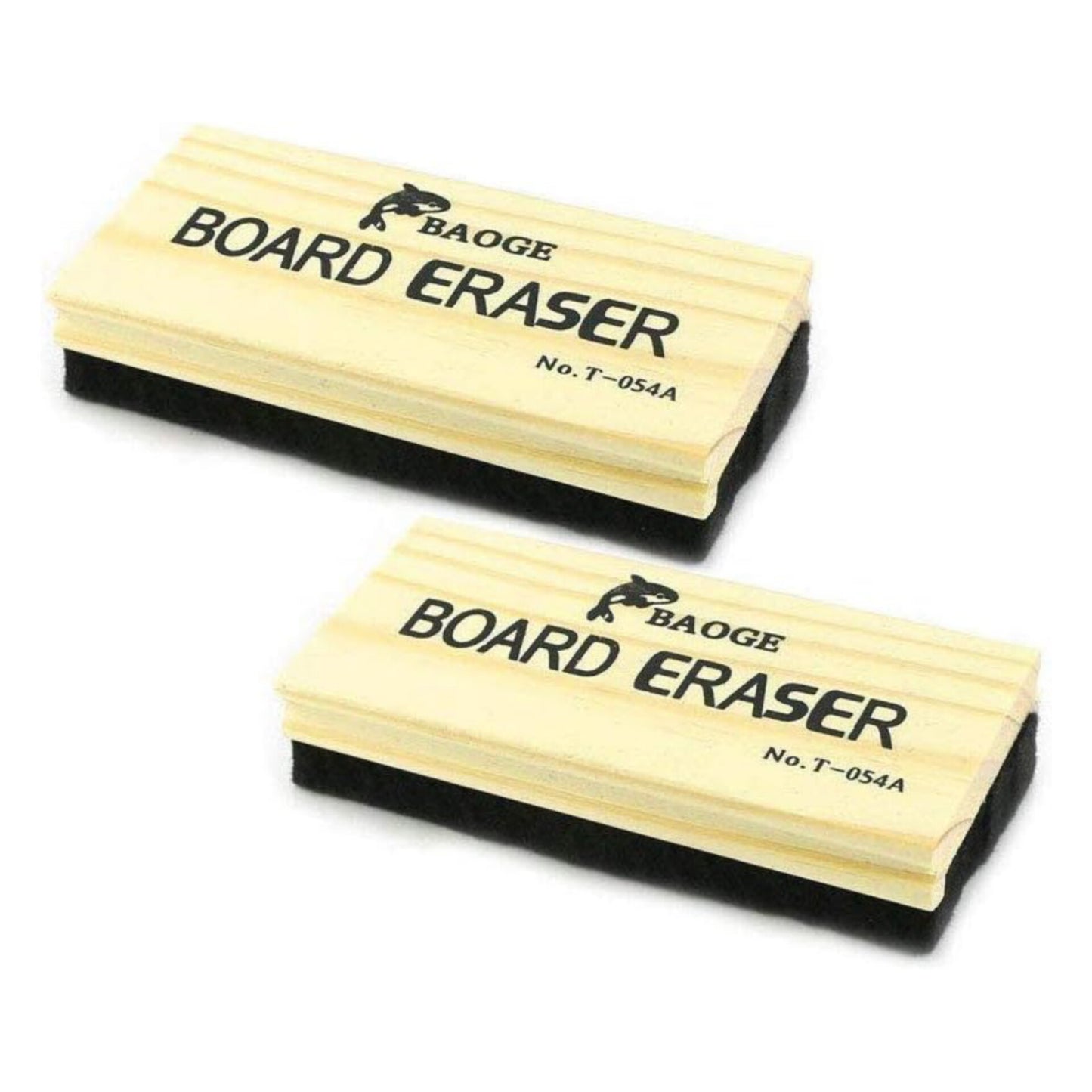 Chalkboard Eraser, 2 Pack, Wooden Felt Eraser Cleaner Duster Blackboard Whiteboard Chalk Eraser Office School Supply