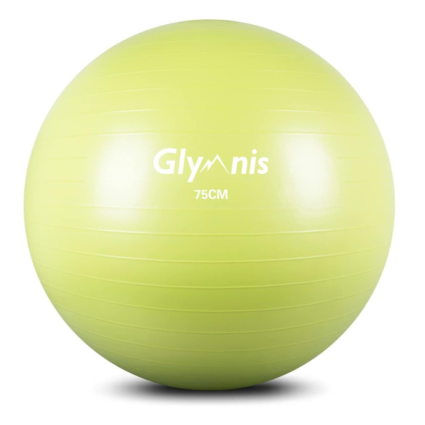 Exercise Fitness Ball Gymnastic Ball 55cm Anti-Burst Pilates Ball Maximum Load 300kg, Non-Slip Yoga Ball with Quick Pump for Pilates Yoga and Fitness Training