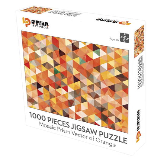 Glass Puzzle by TOTHDATE 1000 piece mosaic, 70 x 50 cm mosaic tile puzzle challenge puzzle impossible puzzle game for adults children aged 14 and over