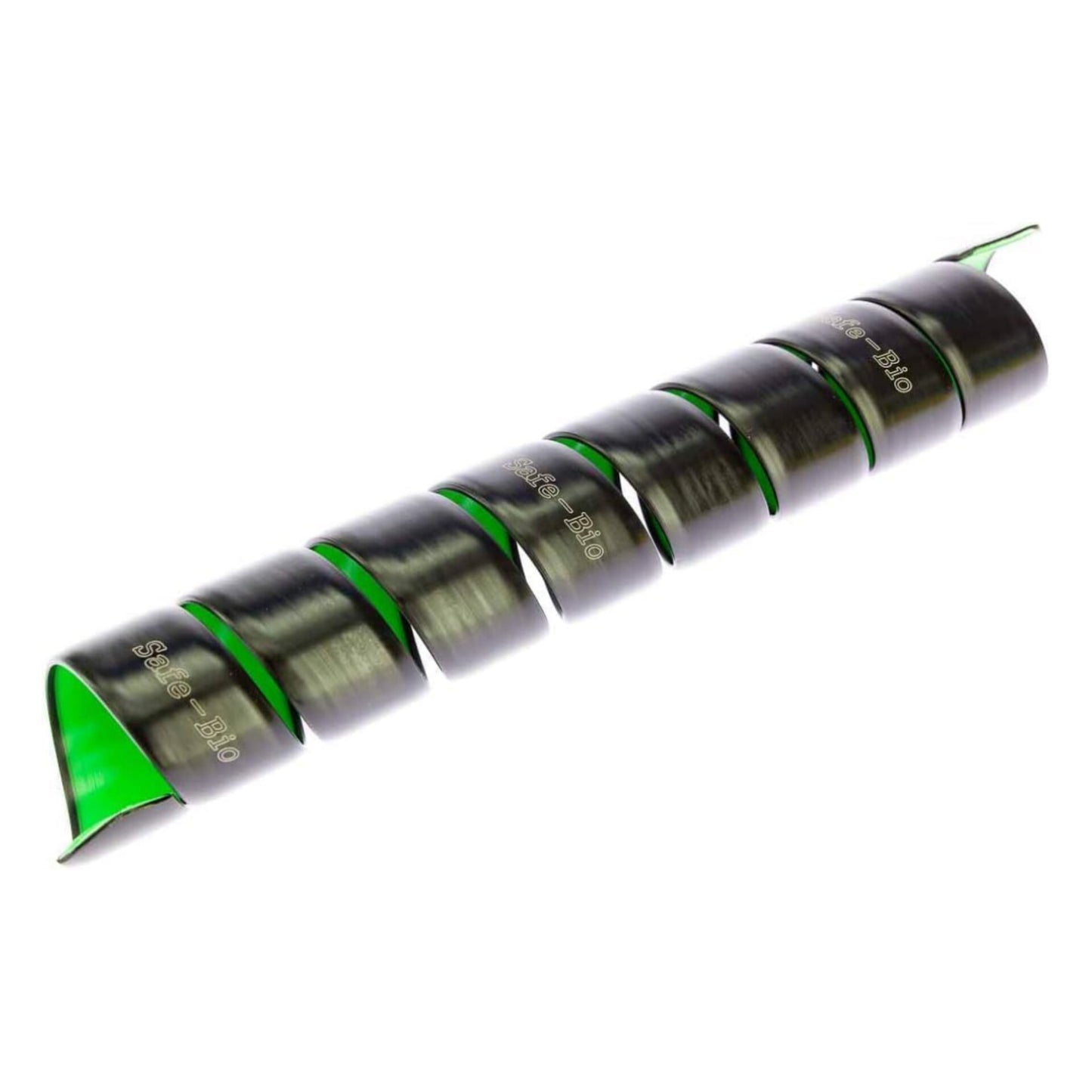 Spiral Cable By Safeplast Protection Hose Protection Spiral Diameter 16 mm Black / Green 10 m Long