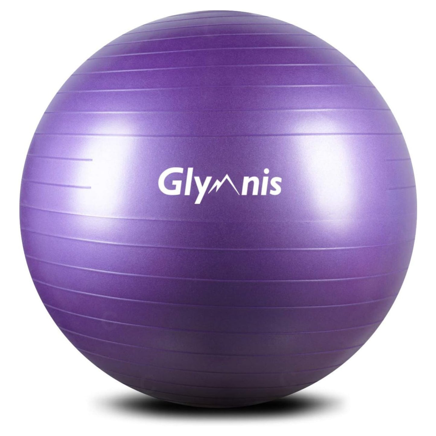 Exercise Ball, Glymnis Gymnastic Ball Seat Ball 55 cm, Thick Pilates Ball with Air Pump Robust 300 kg Maximum Load for Home Gym Office