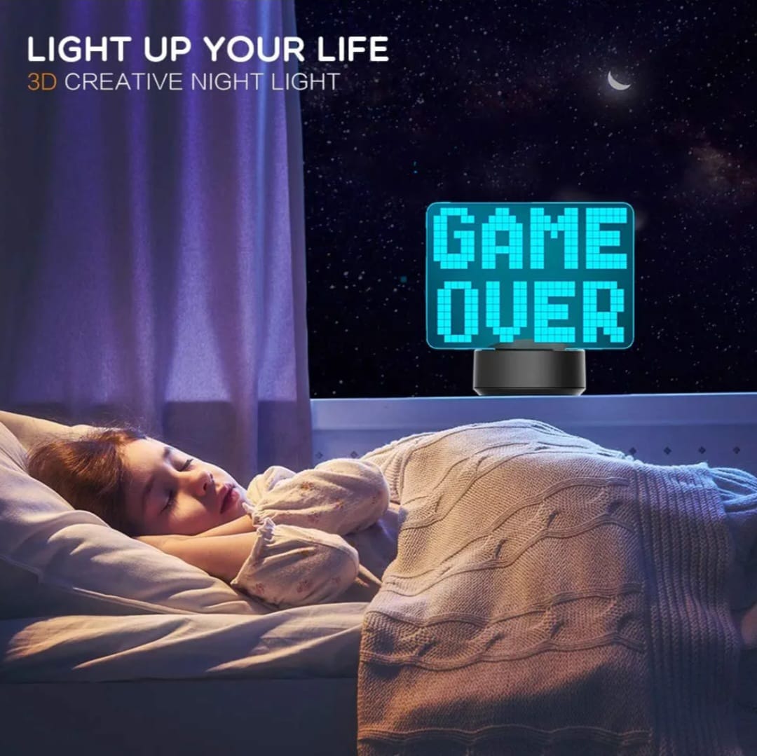 3D Lamp Gamer Games Logo 3D Acrylic LED 16 Colour Changing Night Light Table Lamp Gift Kids Bedroom Game Room Decor as Xmas Holiday Birthday Gifts for Boys Girls Game Controller Theme, Xbox