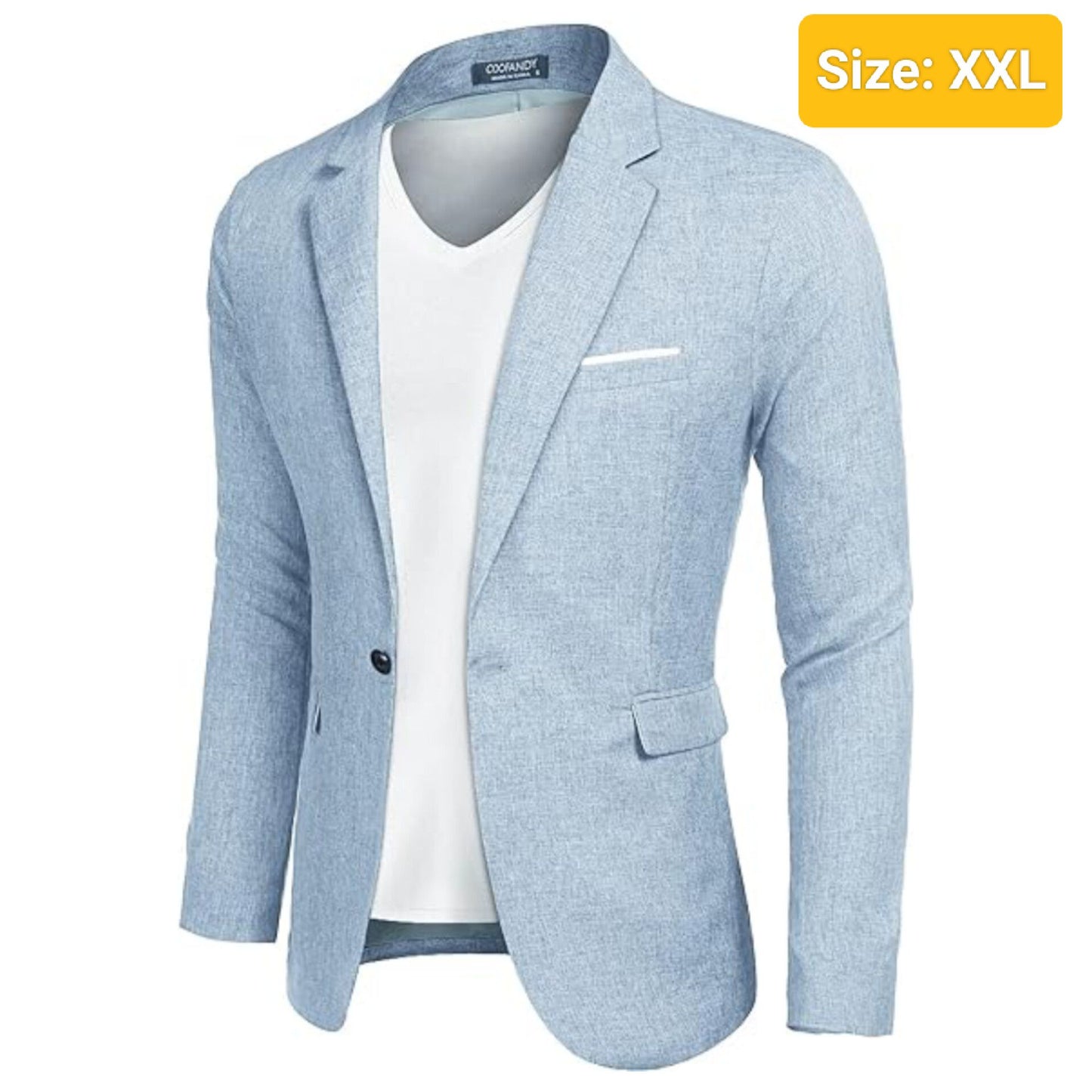 Men's Suit Jacket, Sporty Leisure Blazer, Regular Fit Men's Suit, One Button Business