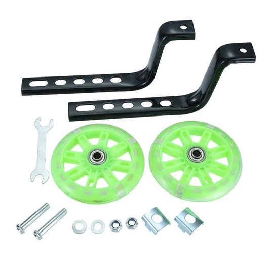 Non-slip Bicycle Training Wheel, ABS metal, noise-free, fixed support, various accessories, 1 set