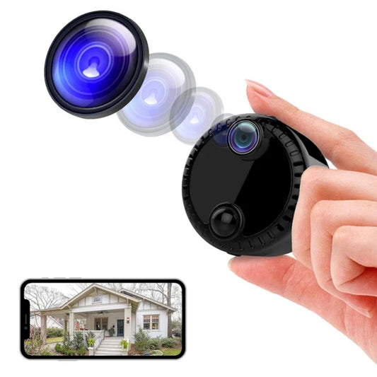 Mini Camera 4K HD IP Camera Video Call Camera Security Camera for Indoor Outdoor Use with Motion Detection and Night Vision, Remote Access