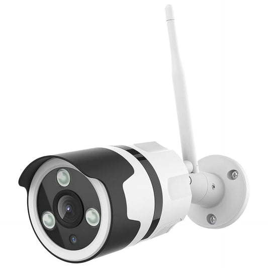 Security Camera, Outdoor Wi-Fi Camera, LAN & Wireless Security Camera Outdoor waterproof IP66 bullet camera with motion detector and 14 x 24 H cloud storage