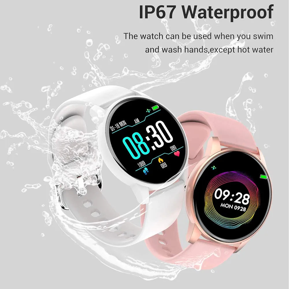 LIGE Smart Watch for Android and iOS IP67 Waterproof, Fitness Tracker Watch with Pedometer Heart Rate Monitor Sleep Tracker, 1.3 Inch Color Screen Digital Watch, Activity Tracker for Women and Men