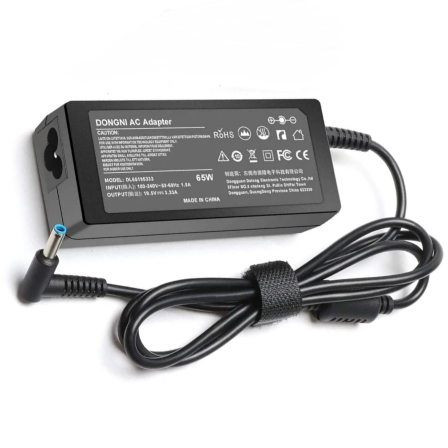 (4.5*3 mm) 65W 19.5V 3.33A Ac Adapter for HP Pavilion x360 11 13 15, Zbook 14u G4 G5 15u 15 G3, 15-f111dx 15-f211wm 15-f233wm 15-f278nr 15-r052nr 15-r132wm Power Supply Blue Tip