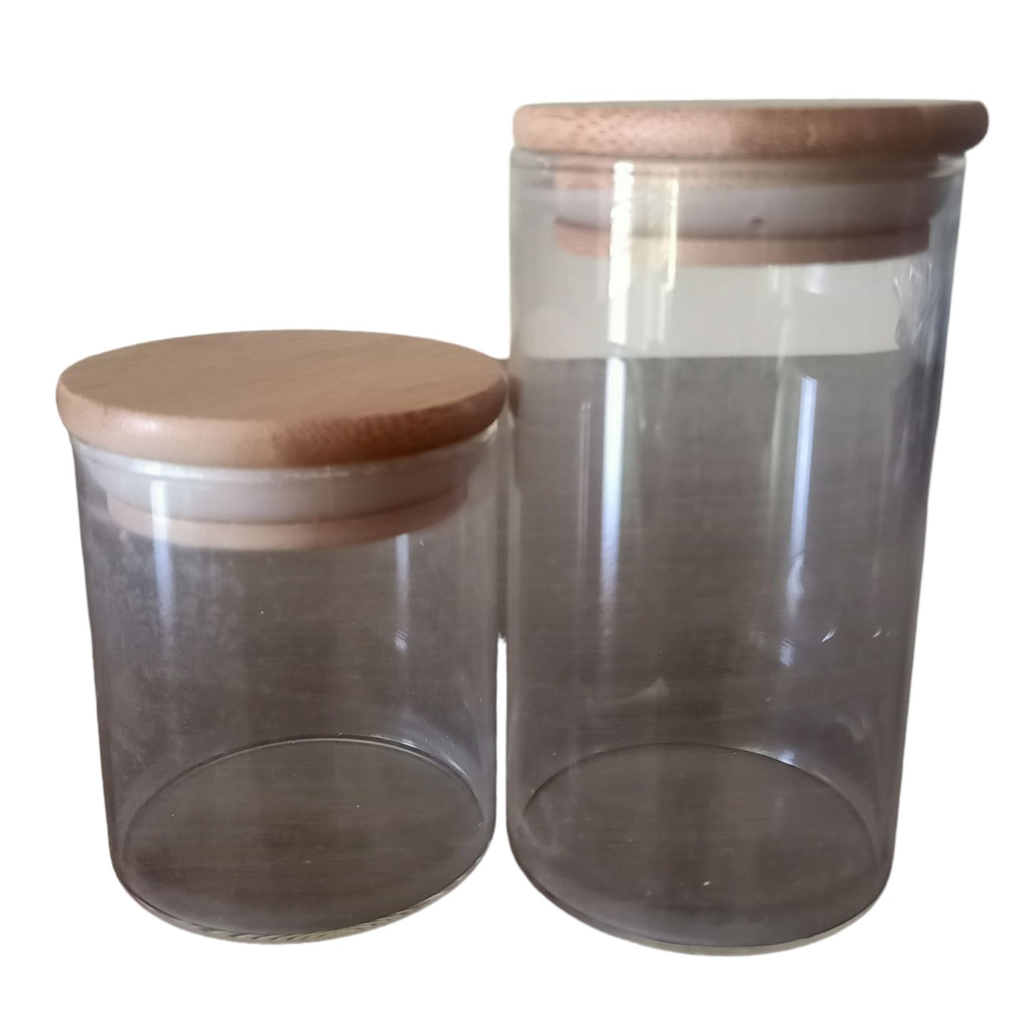 GoMaihe 250ml + 350ml Glass Jars, Set of 10 with Airtight Seal