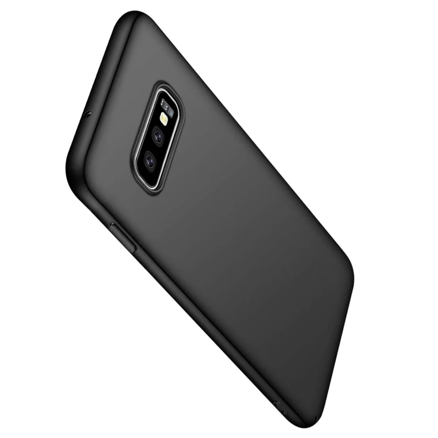 Case Compatible with Samsung Galaxy S10e, [Drop Protection & Non-Slip] [Screen Camera Protection] Silicone Shockproof Case, Ultra Thin Soft TPU Black Protective Case, Mobile Phone Case for Samsung Galaxy S10e - Black