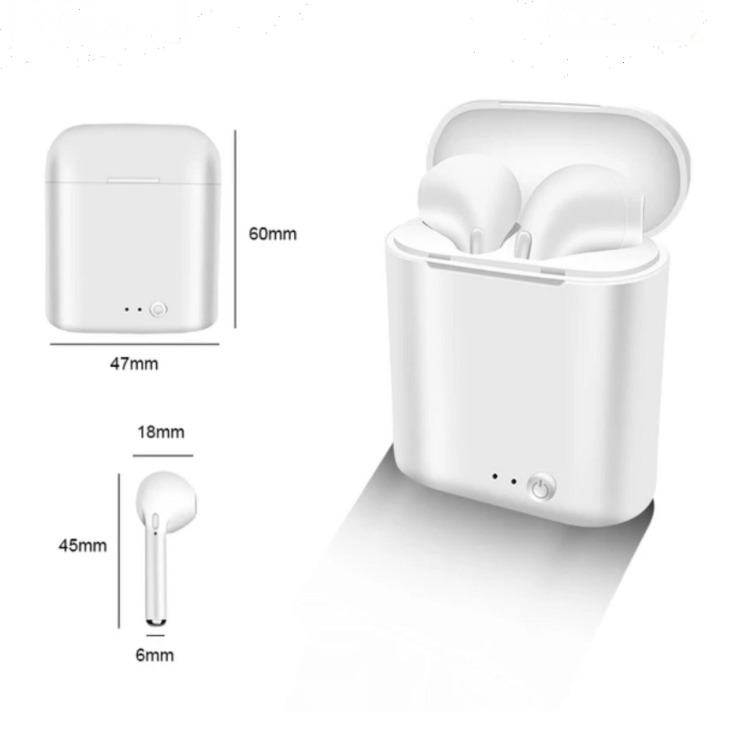 i7s TWS I7 Mini Wireless Bluetooth Earphone Stereo Earbud Headset With Charging Box Mic For iPhone Xiaomi Samsun Smart Phone