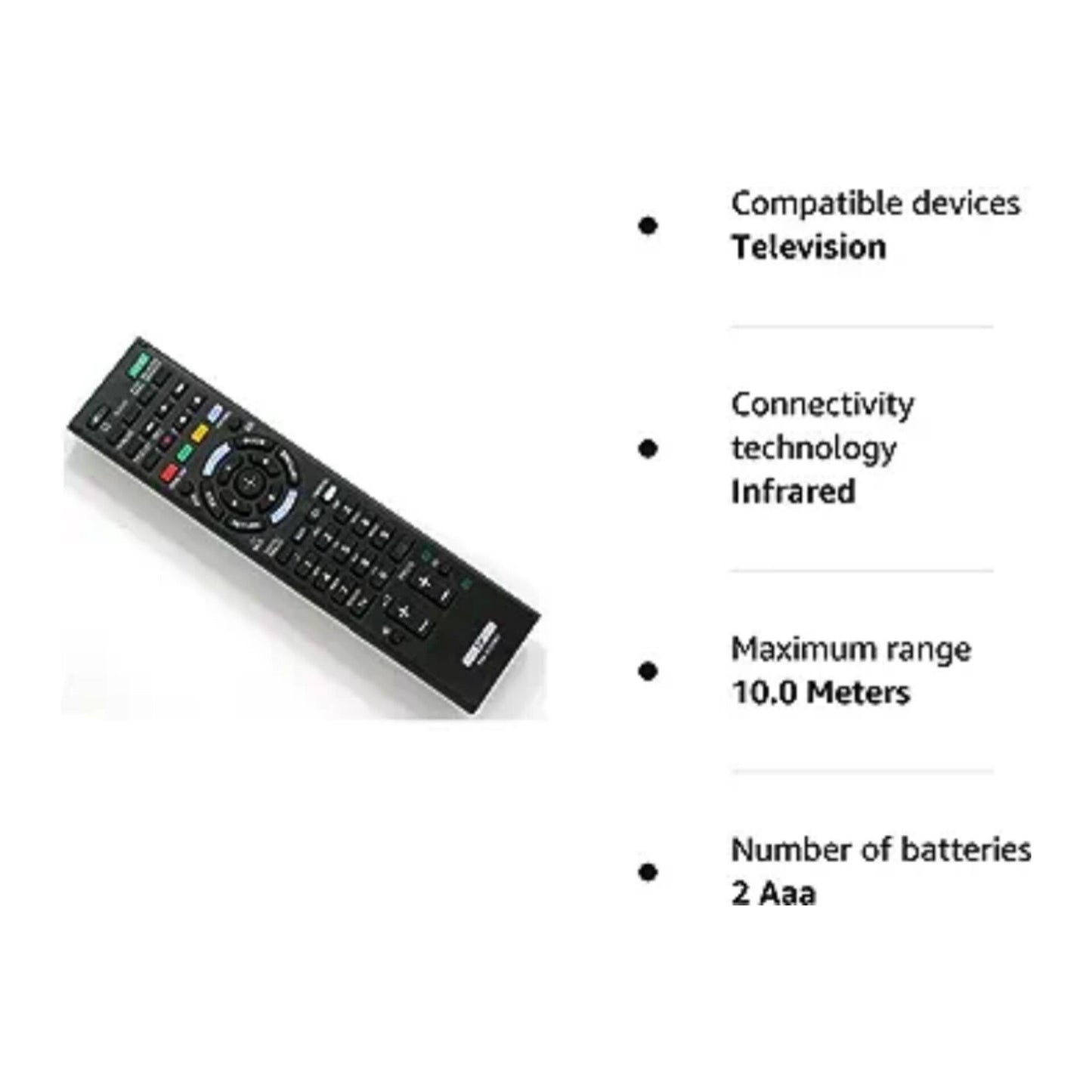 Remote Control Replacement For SONY, RM-ED060, RMED060, TV, Television